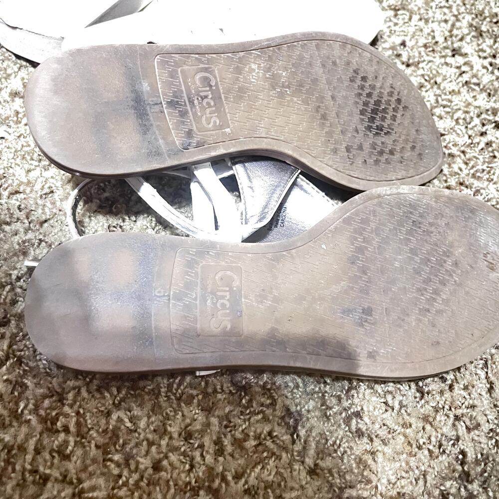 Womens Sandals Lot of 3 pair Circus thongs Slides Jelly White shoes sz 6 - Picture 7 of 7